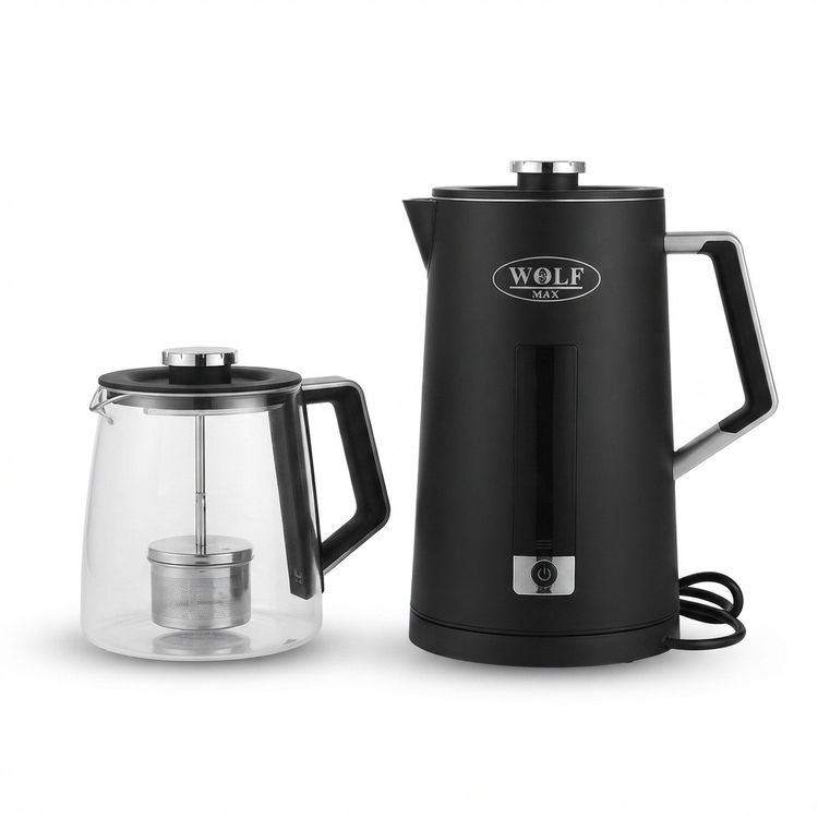 چای ساز دیجیتال WOLF MAX مدل WF-1420(مشکی)