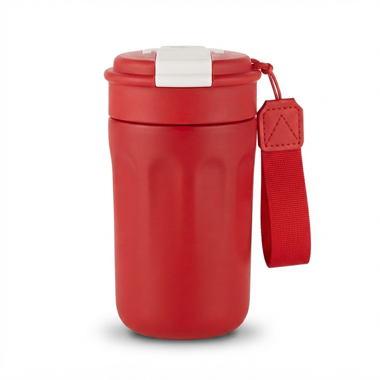 تراول ماگ وکیوم فلاسک (Vacuum Flask) مدل بنددار ۴۸۰ میلیلیتر